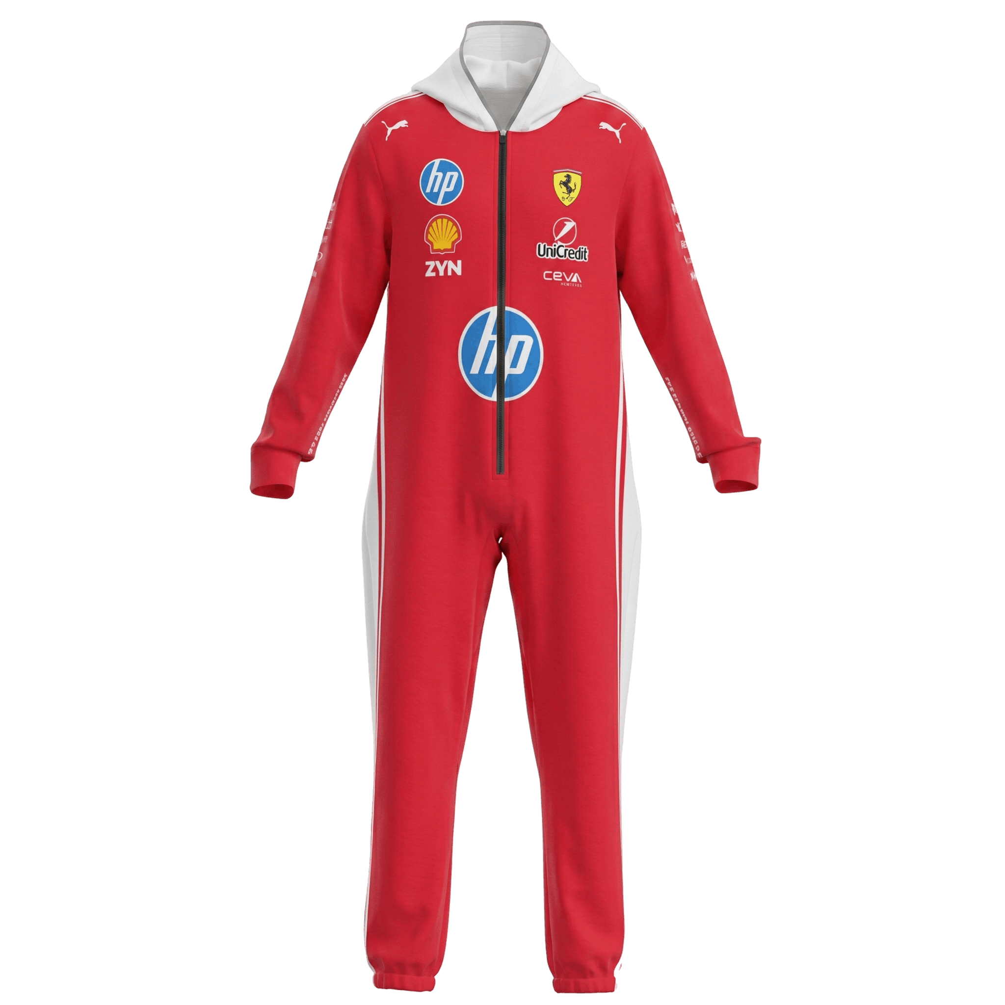 cover image of a ferrari racing suit jumpsuit