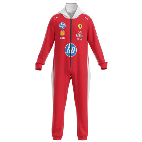 cover image of a ferrari racing suit jumpsuit
