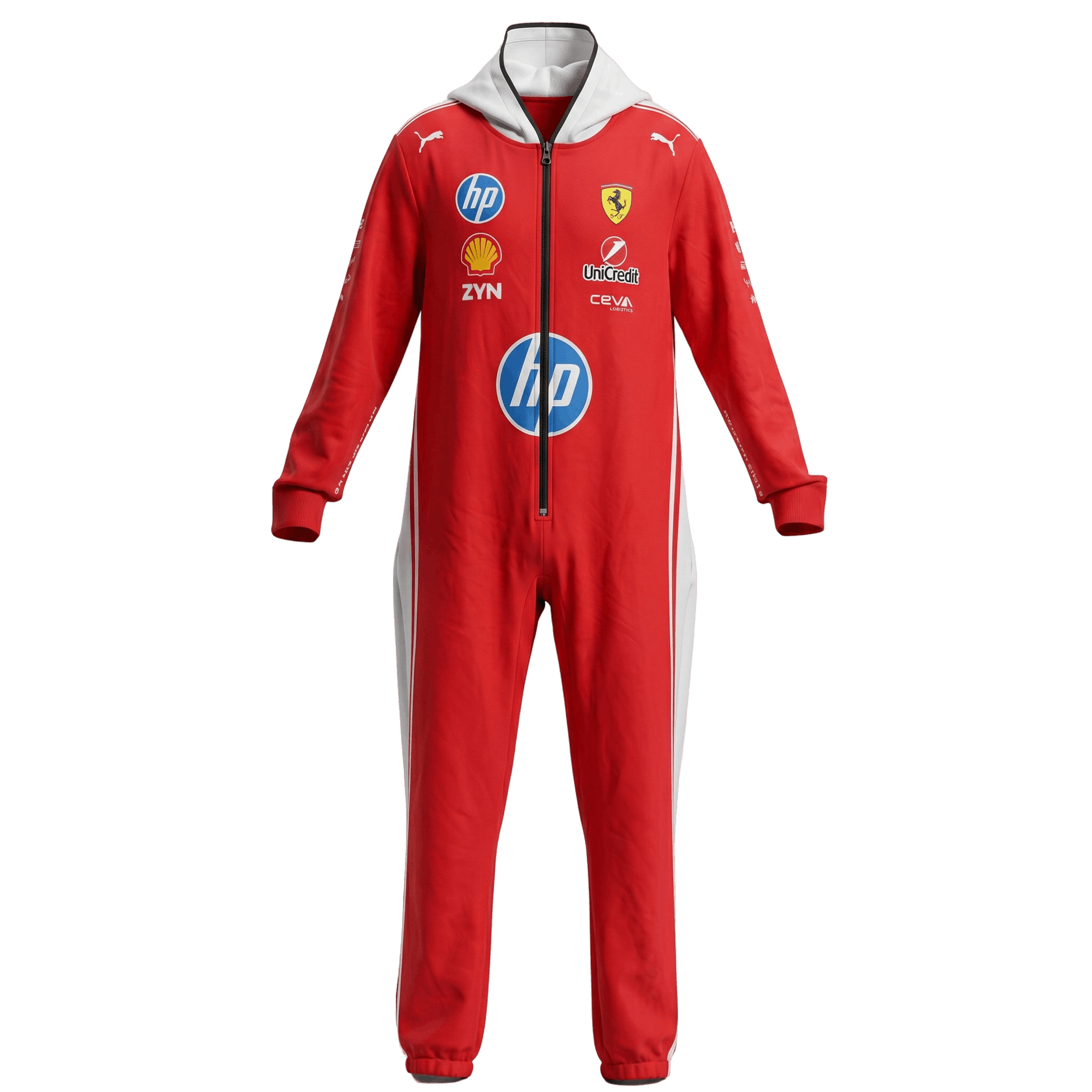 Ferrari Racing Suit 2026 Hooded Jumpsuit