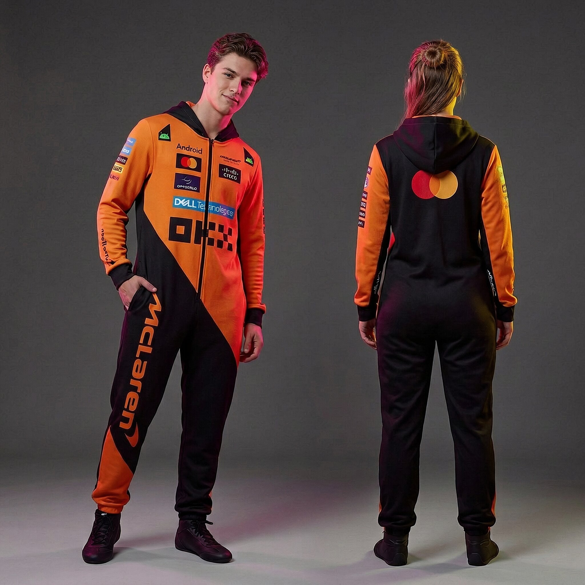 McLaren Racing Suit 2025 Hooded Jumpsuit